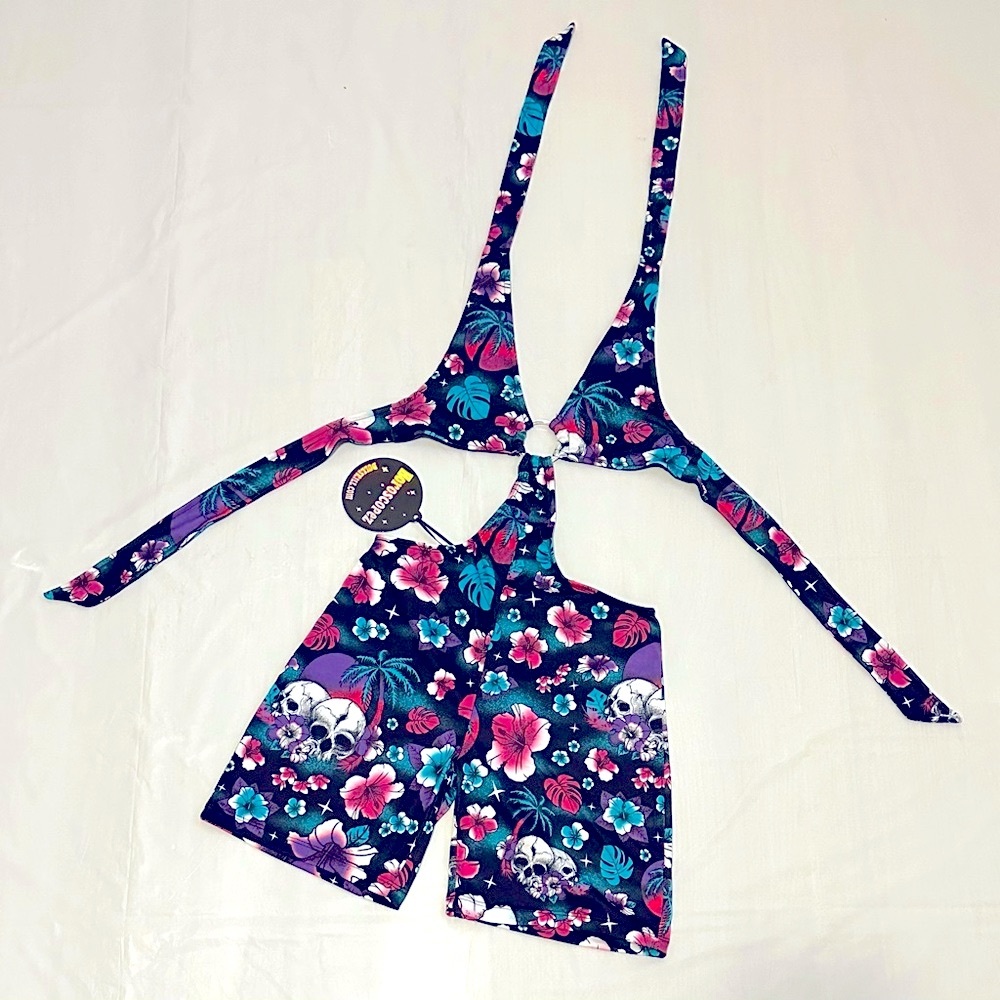 Dolls kill HOROSCOPEZ Tropical Truth Teller Cutout Romper